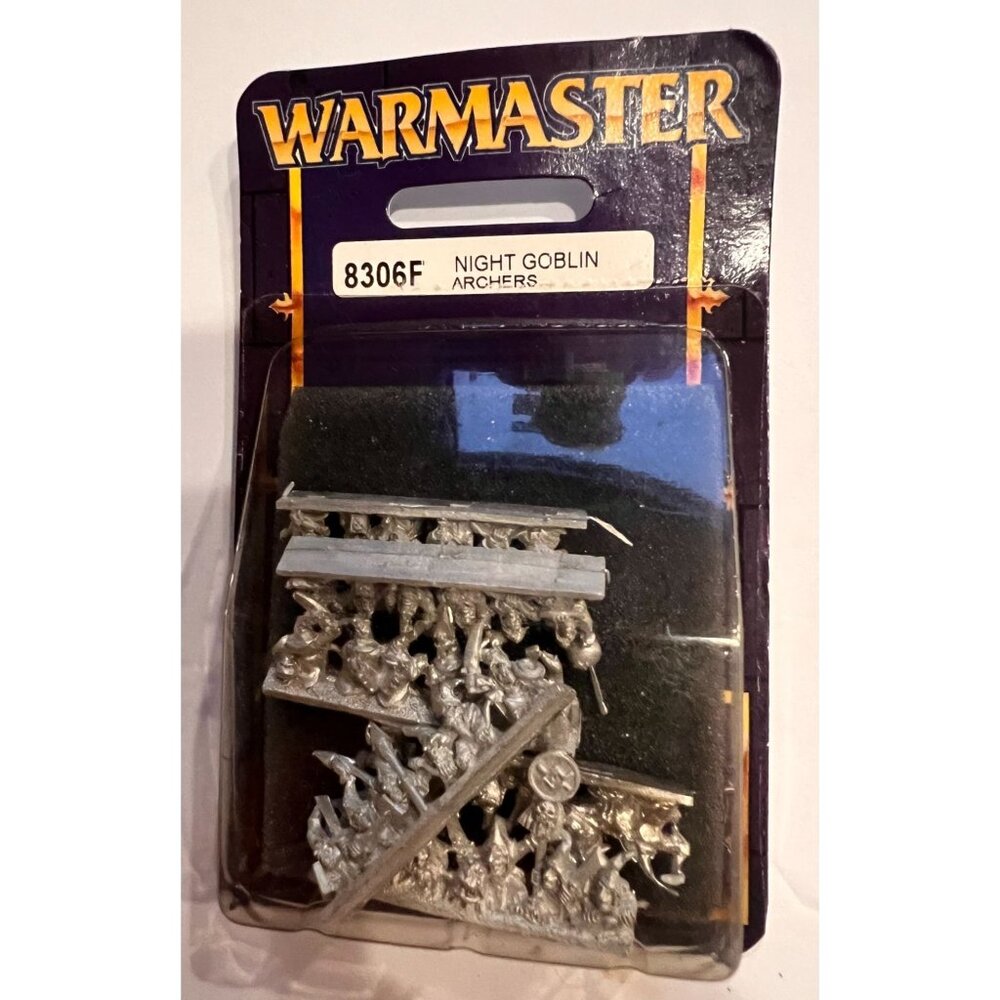 Warhammer Warmaster Night Goblin Archers 8306F Citadel Miniatures Sealed Pack